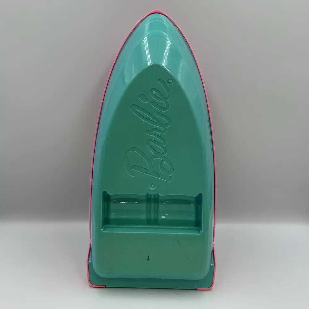 Mattel Barbie Doll Speedboat - Pink & Blue Toy Boat Beach Pool Summer Kids Girls